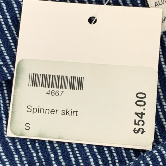 Amuse Society size small Navy Spinner Wrap Skirt NEW with tags - Picture 8 of 12